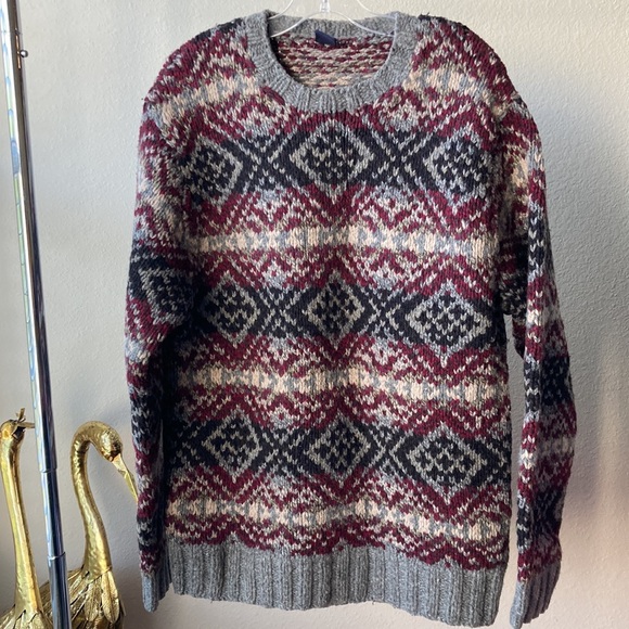 Mens Gap Marled Wool Sweater - Picture 5 of 13